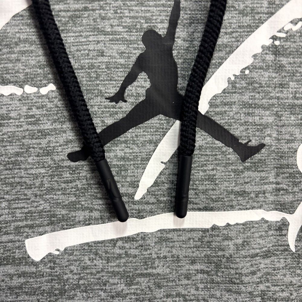 Vintage Jordan Dri-fit Hoodie Men's  Sweatshirt High Neck Jumpman Flight Air 3XL - Picture 6 of 9